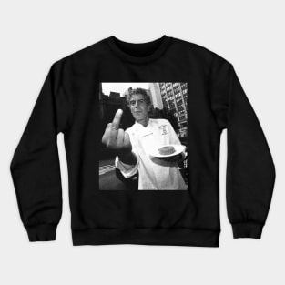 Anthony Bourdain middle finger Crewneck Sweatshirt